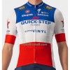 Cykeltrøje 2022 Quick-Step Alpha Vinyl Fransk Mesterskab Rød Blå Hvid